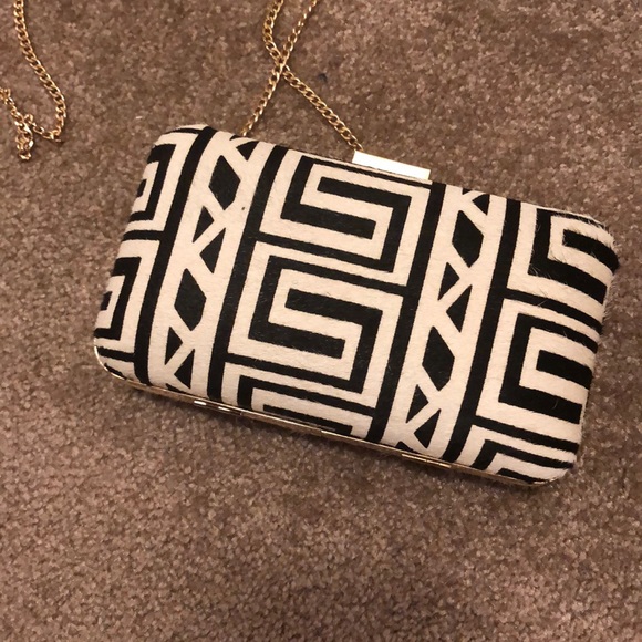 Bebe calf hair leather clutch - Picture 5 of 6